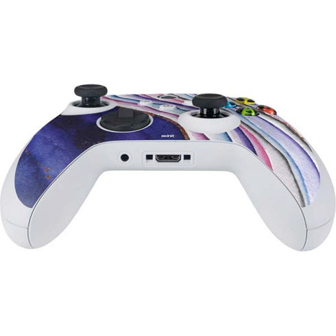 Violet Watercolor Geode Xbox Series S Controller Skin